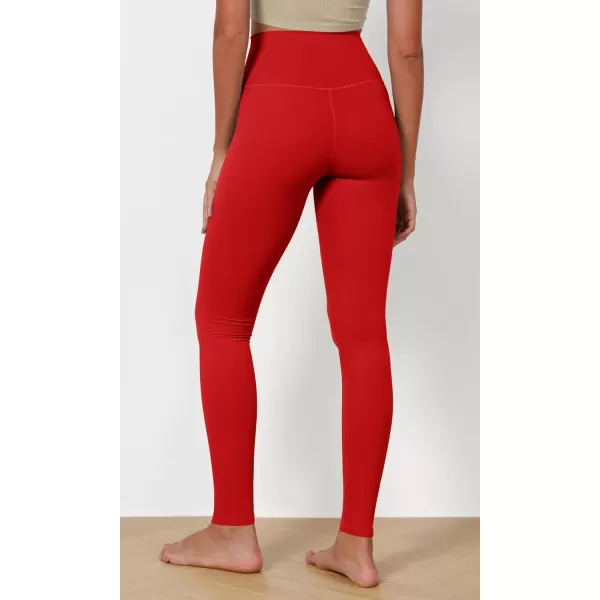 ODODOS ODCLOUD 2Pack Buttery Soft Lounge Yoga Leggings for Women 23quot  25quot 28quot High Waist Yoga PantsBlackred