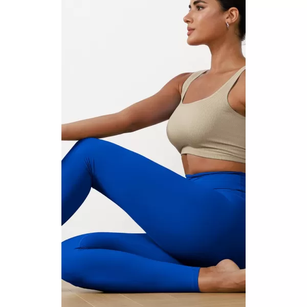 ODODOS ODCLOUD 2Pack Buttery Soft Lounge Yoga Leggings for Women 23quot  25quot 28quot High Waist Yoga PantsBlackroyal Blue