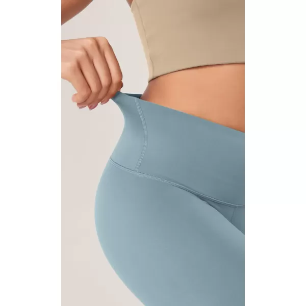 ODODOS ODCLOUD 2Pack Lounge Yoga Shorts for Women 4quot  6quot  8quot 10quot High Waist Buttery Soft Biker ShortsBlackchambray