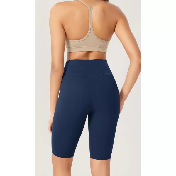 ODODOS ODCLOUD 2Pack Lounge Yoga Shorts for Women 4quot  6quot  8quot 10quot High Waist Buttery Soft Biker ShortsBlacknavy