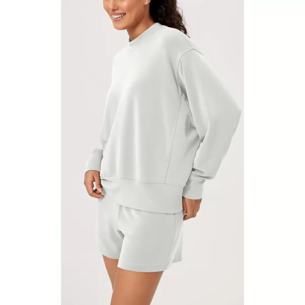 ODODOS Modal Soft Long Sleeve Oversized Sweatshirts for Women Crew Neck Pullover TopsFrosted Mint