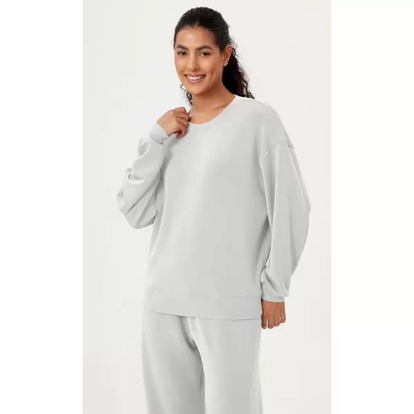 imageODODOS Modal Soft Oversized Sweatshirts for Women Crew Neck Long Sleeve Relaxed Pullover TopsFrosted Mint
