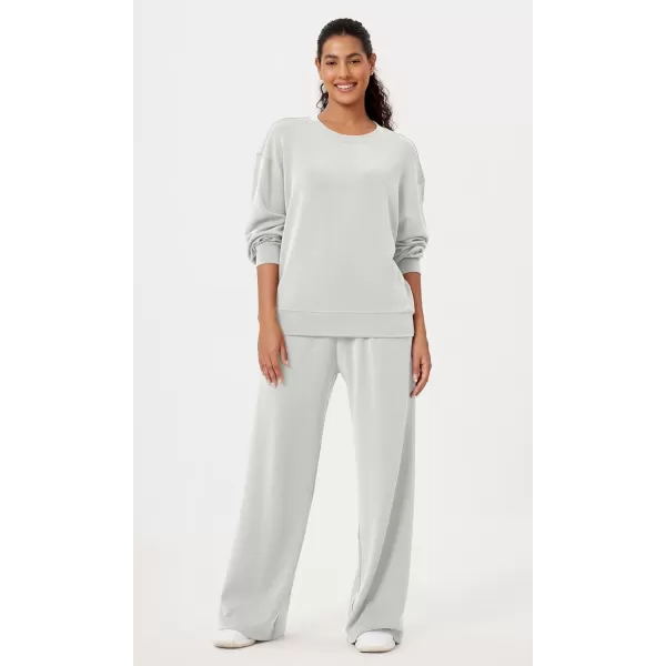 imageODODOS Modal Soft Oversized Sweatshirts for Women Crew Neck Long Sleeve Relaxed Pullover TopsFrosted Mint