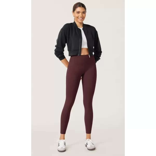 imageODODOS ODCLOUD 2Pack Buttery Soft Lounge Yoga Leggings with Pockets for Women 23quot  25quot  28quot High Waist Yoga PantsBlackburgundy