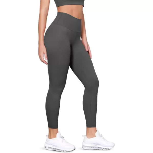 ODODOS ODLIFT Compression Leggings for Women 25quot  28quot High Waist Workout Yoga PantsCharcoal