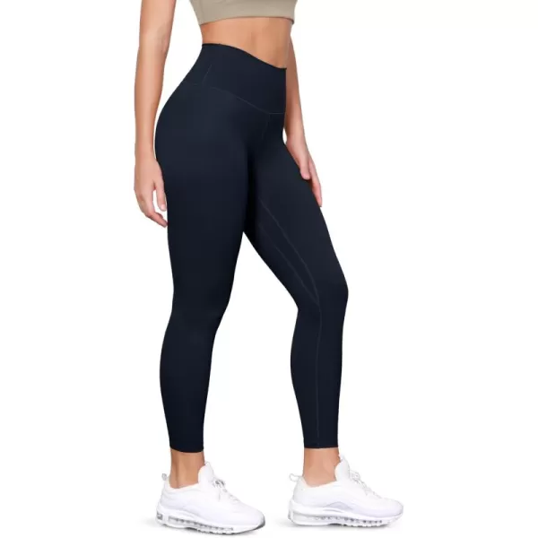 ODODOS ODLIFT Compression Leggings for Women 25quot  28quot High Waist Workout Yoga PantsDeep Navy