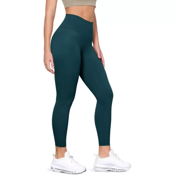 ODODOS ODLIFT Compression Leggings for Women 25quot  28quot High Waist Workout Yoga PantsForest Teal