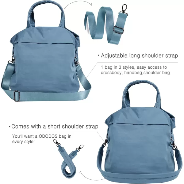 imageODODOS 19L Multi Hobo Bags 20 with 2 Straps for Women Totes Handbags Crossbody Shoulder BagsDark Blue