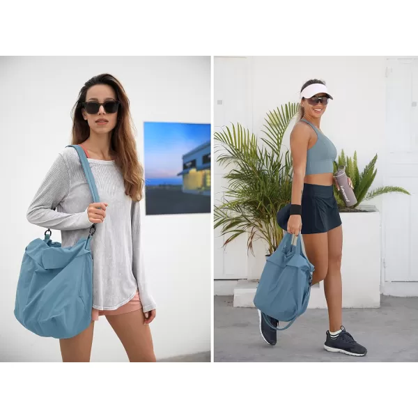 imageODODOS 19L Multi Hobo Bags 20 with 2 Straps for Women Totes Handbags Crossbody Shoulder BagsDark Blue