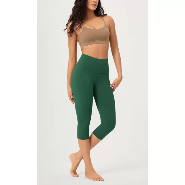 imageODODOS ODCLOUD Buttery Soft Lounge Yoga Capris for Women 14quot  19quot  21quot High Waist Capri LeggingsDark Green