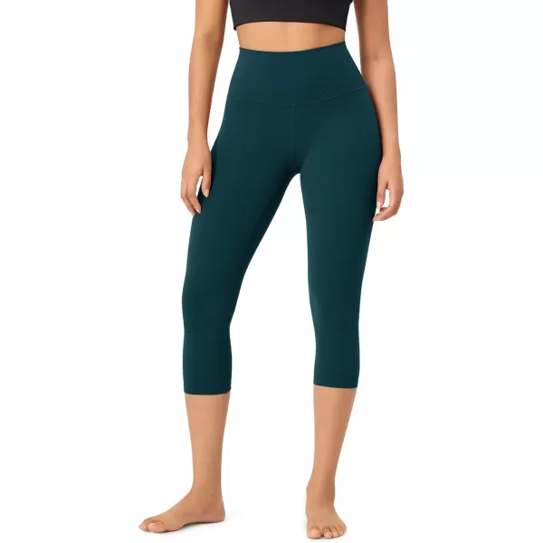 imageODODOS ODCLOUD Buttery Soft Lounge Yoga Capris for Women 14quot  19quot  21quot High Waist Capri LeggingsForest Teal