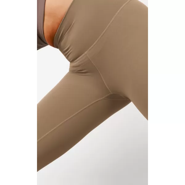 imageODODOS ODCLOUD Buttery Soft Lounge Yoga Capris for Women 14quot  19quot  21quot High Waist Capri LeggingsLight Brown