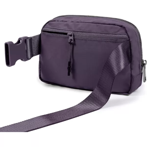 imageODODOS Unisex Mini Belt Bag with Adjustable Strap Small Fanny Pack for Workout Running Traveling Hiking IvoryNavy Cosmos