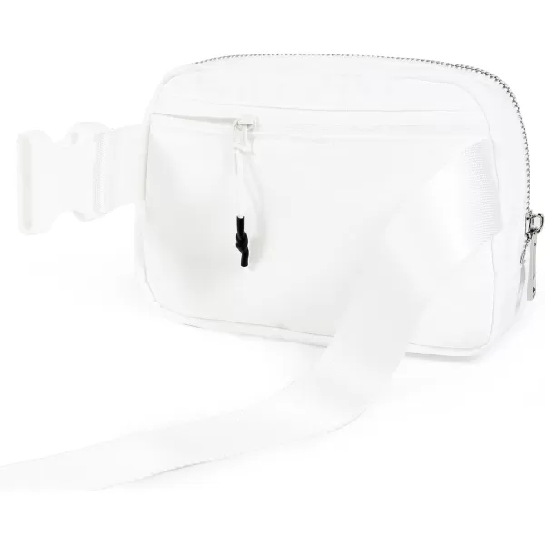 imageODODOS Unisex Mini Belt Bag with Adjustable Strap Small Fanny Pack for Workout Running Traveling Hiking IvoryWhite