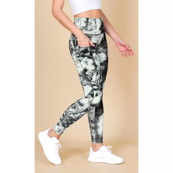imageODODOS Womens High Waisted Yoga Leggings with Pockets Tummy Control Non See Through Workout Athletic Running Yoga PantsCrosstalk