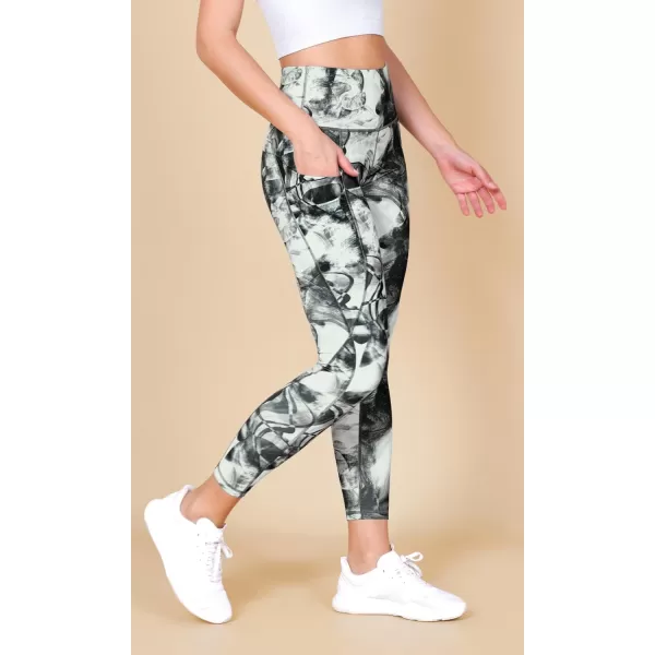 imageODODOS Womens High Waisted Yoga Leggings with Pockets Tummy Control Non See Through Workout Athletic Running Yoga PantsCrosstalk