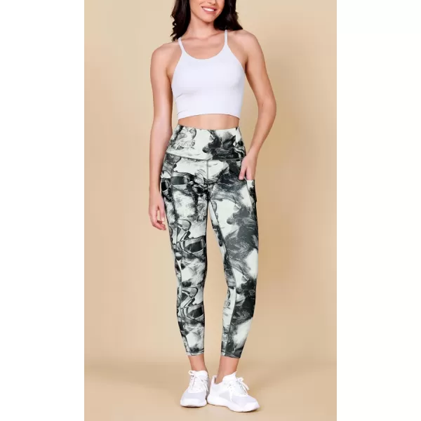 imageODODOS Womens High Waisted Yoga Leggings with Pockets Tummy Control Non See Through Workout Athletic Running Yoga PantsCrosstalk