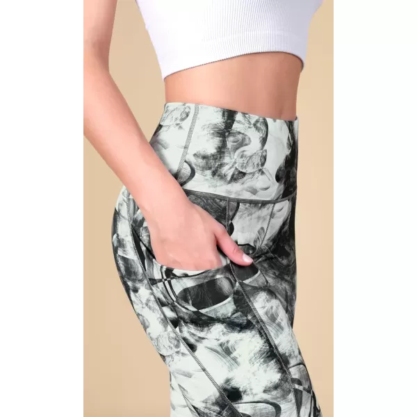 imageODODOS Womens High Waisted Yoga Leggings with Pockets Tummy Control Non See Through Workout Athletic Running Yoga PantsCrosstalk