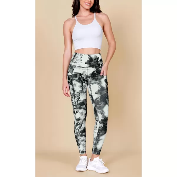 imageODODOS Womens High Waisted Yoga Leggings with Pockets Tummy Control Non See Through Workout Athletic Running Yoga PantsCrosstalk