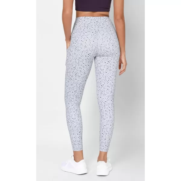 imageODODOS Womens High Waisted Yoga Leggings with Pockets Tummy Control Non See Through Workout Athletic Running Yoga PantsDalmatian