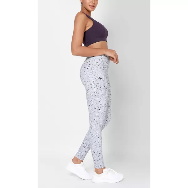 imageODODOS Womens High Waisted Yoga Leggings with Pockets Tummy Control Non See Through Workout Athletic Running Yoga PantsDalmatian