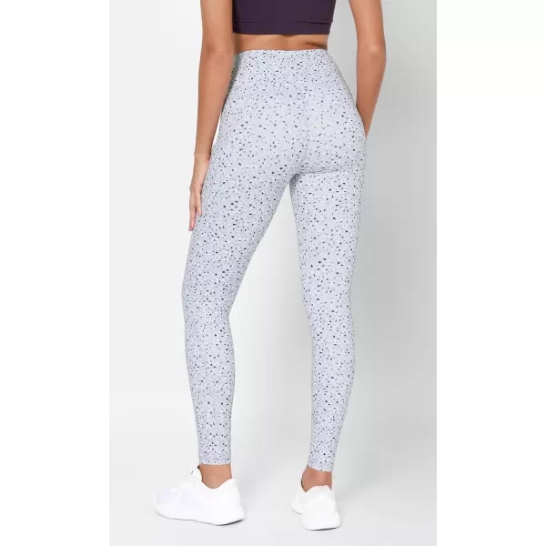 imageODODOS Womens High Waisted Yoga Leggings with Pockets Tummy Control Non See Through Workout Athletic Running Yoga PantsDalmatian