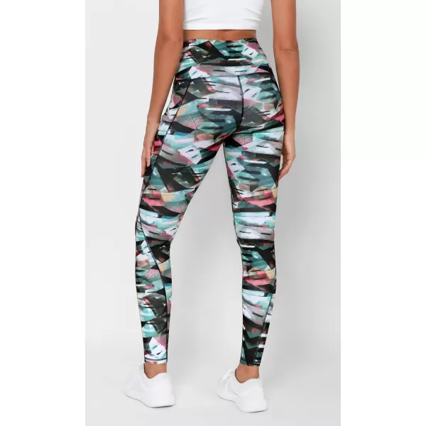 imageODODOS Womens High Waisted Yoga Leggings with Pockets Tummy Control Non See Through Workout Athletic Running Yoga PantsFine Art Wine