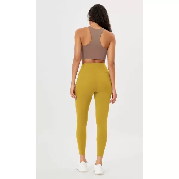 imageODODOS Womens High Waisted Yoga Leggings with Pockets Tummy Control Non See Through Workout Athletic Running Yoga PantsMango Mint