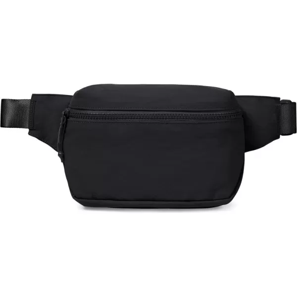 imageODODOS 2L Belt Bag for Women Men Crossbody Fanny Packs with Adjustable Strap Waist Pouch for Workout Hiking Running Travel Light GreyBlack