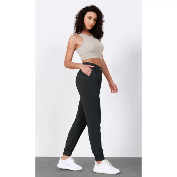 imageODODOS Womens Modal Soft Jogger Pants with Pockets Adjustable Shockcord High Waist Sweatpants Casual Lounge PantsBlack