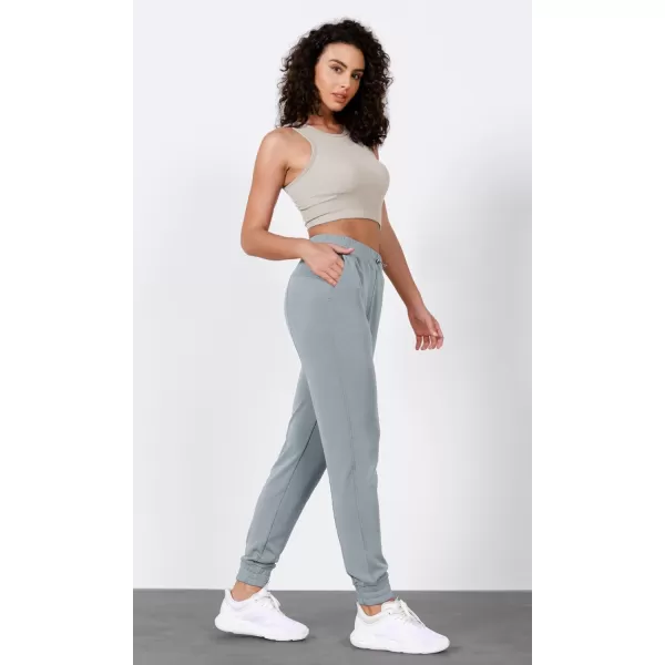 imageODODOS Womens Modal Soft Jogger Pants with Pockets Adjustable Shockcord High Waist Sweatpants Casual Lounge PantsGrey Blue