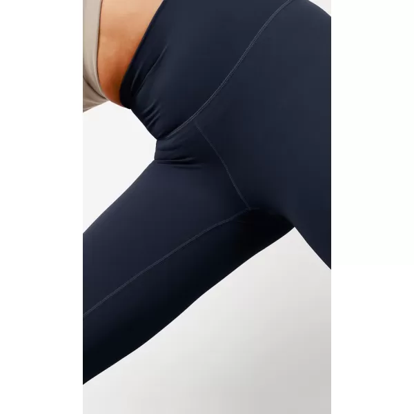 imageODODOS ODCLOUD 2Pack Buttery Soft Lounge Yoga Capris for Women 14quot  19quot  21quot High Waist Capri LeggingsBlackdeep Navy