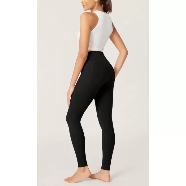 imageODODOS ODCLOUD Buttery Soft Lounge Yoga Leggings with Pockets for Women 23quot  25quot 28quot High Waist Yoga PantsBlack