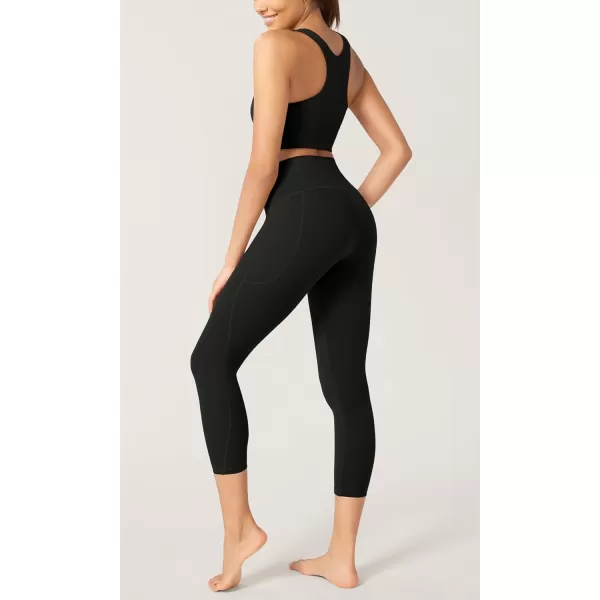 imageODODOS ODCLOUD Buttery Soft Lounge Yoga Leggings with Pockets for Women 23quot  25quot 28quot High Waist Yoga PantsBlack