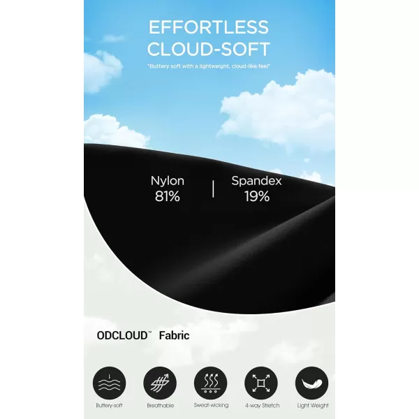 imageODODOS ODCLOUD Buttery Soft Lounge Yoga Leggings with Pockets for Women 23quot  25quot 28quot High Waist Yoga PantsBlack