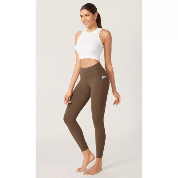 imageODODOS ODCLOUD Buttery Soft Lounge Yoga Leggings with Pockets for Women 23quot  25quot 28quot High Waist Yoga PantsBrunette
