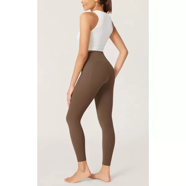 imageODODOS ODCLOUD Buttery Soft Lounge Yoga Leggings with Pockets for Women 23quot  25quot 28quot High Waist Yoga PantsBrunette