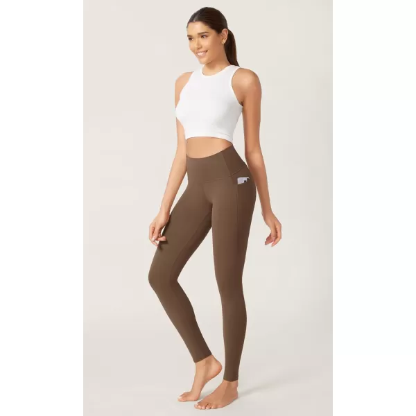 imageODODOS ODCLOUD Buttery Soft Lounge Yoga Leggings with Pockets for Women 23quot  25quot 28quot High Waist Yoga PantsBrunette