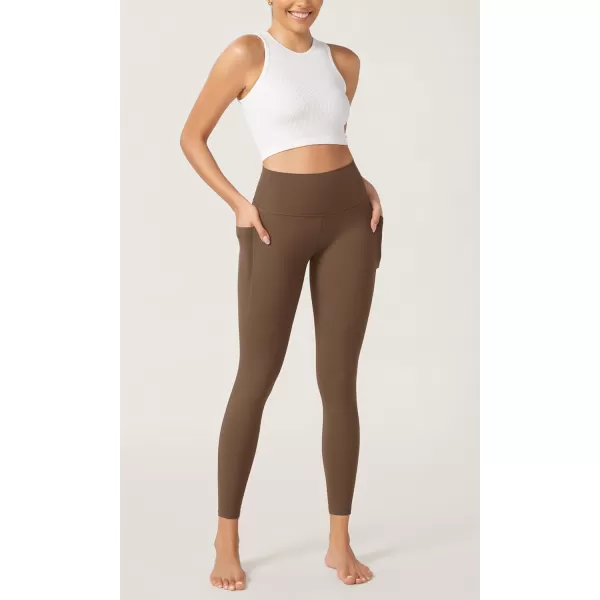 imageODODOS ODCLOUD Buttery Soft Lounge Yoga Leggings with Pockets for Women 23quot  25quot 28quot High Waist Yoga PantsBrunette