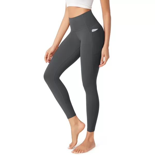 imageODODOS ODCLOUD Buttery Soft Lounge Yoga Leggings with Pockets for Women 23quot  25quot 28quot High Waist Yoga PantsCharcoal