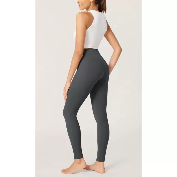 imageODODOS ODCLOUD Buttery Soft Lounge Yoga Leggings with Pockets for Women 23quot  25quot 28quot High Waist Yoga PantsCharcoal