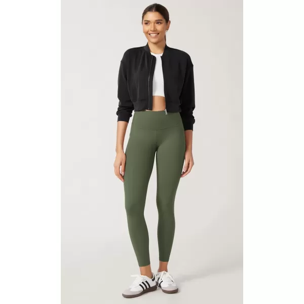 imageODODOS ODCLOUD Buttery Soft Lounge Yoga Leggings with Pockets for Women 23quot  25quot 28quot High Waist Yoga PantsDark Olive