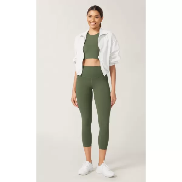 imageODODOS ODCLOUD Buttery Soft Lounge Yoga Leggings with Pockets for Women 23quot  25quot 28quot High Waist Yoga PantsDark Olive