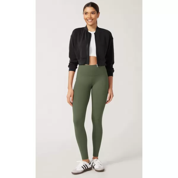 imageODODOS ODCLOUD Buttery Soft Lounge Yoga Leggings with Pockets for Women 23quot  25quot 28quot High Waist Yoga PantsDark Olive