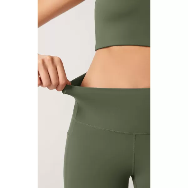 imageODODOS ODCLOUD Buttery Soft Lounge Yoga Leggings with Pockets for Women 23quot  25quot 28quot High Waist Yoga PantsDark Olive