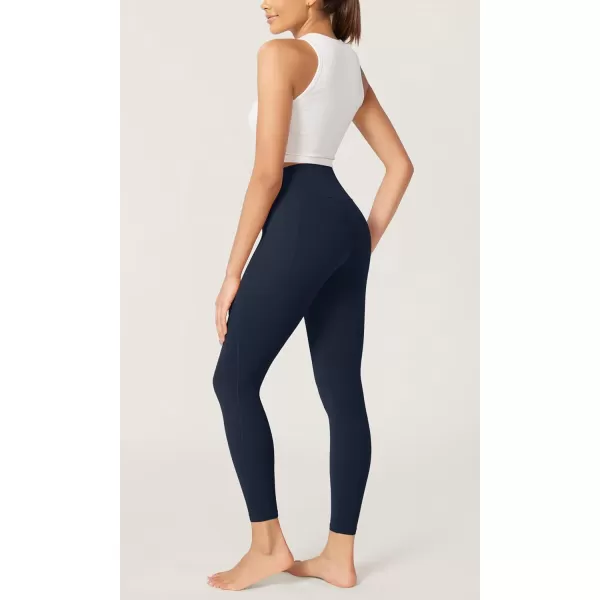 imageODODOS ODCLOUD Buttery Soft Lounge Yoga Leggings with Pockets for Women 23quot  25quot 28quot High Waist Yoga PantsDeep Navy