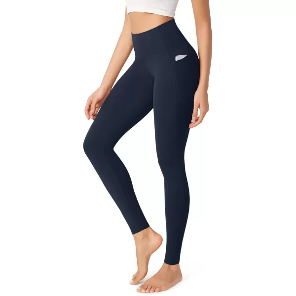 imageODODOS ODCLOUD Buttery Soft Lounge Yoga Leggings with Pockets for Women 23quot  25quot 28quot High Waist Yoga PantsDeep Navy