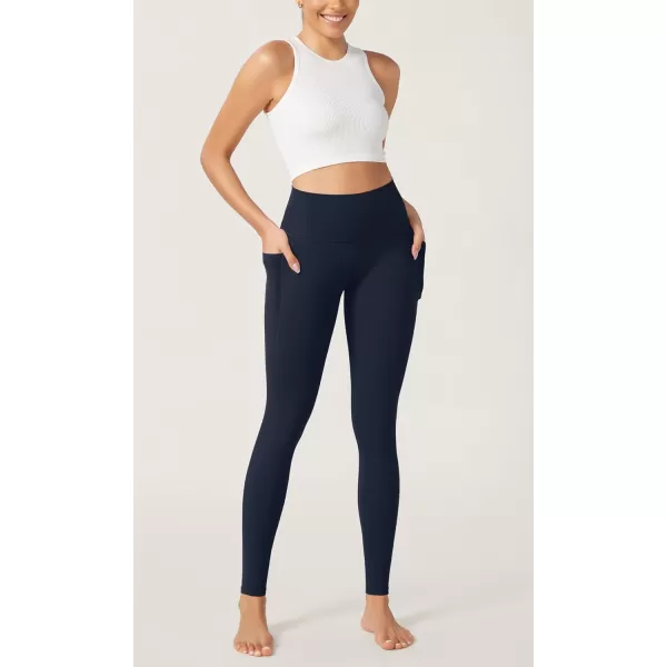 imageODODOS ODCLOUD Buttery Soft Lounge Yoga Leggings with Pockets for Women 23quot  25quot 28quot High Waist Yoga PantsDeep Navy