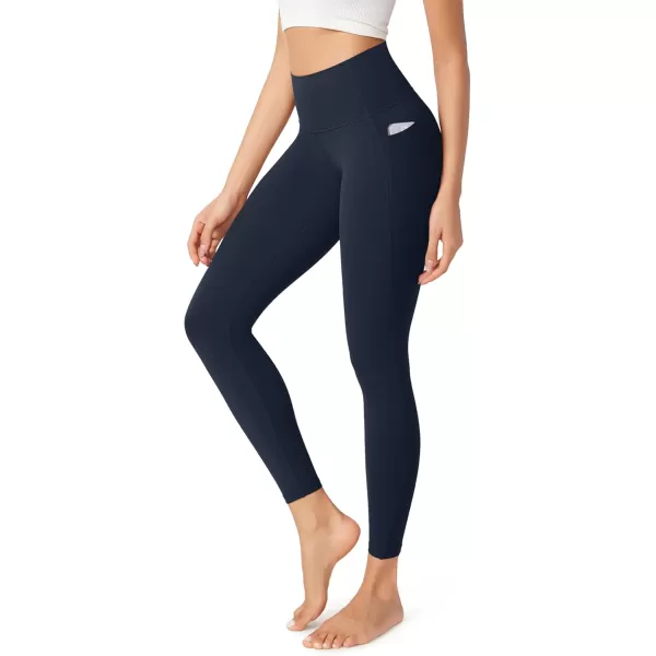 imageODODOS ODCLOUD Buttery Soft Lounge Yoga Leggings with Pockets for Women 23quot  25quot 28quot High Waist Yoga PantsDeep Navy