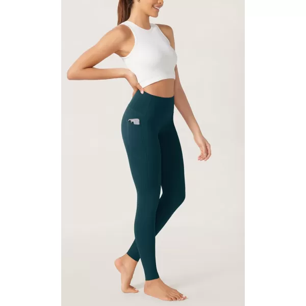 imageODODOS ODCLOUD Buttery Soft Lounge Yoga Leggings with Pockets for Women 23quot  25quot 28quot High Waist Yoga PantsForest Teal